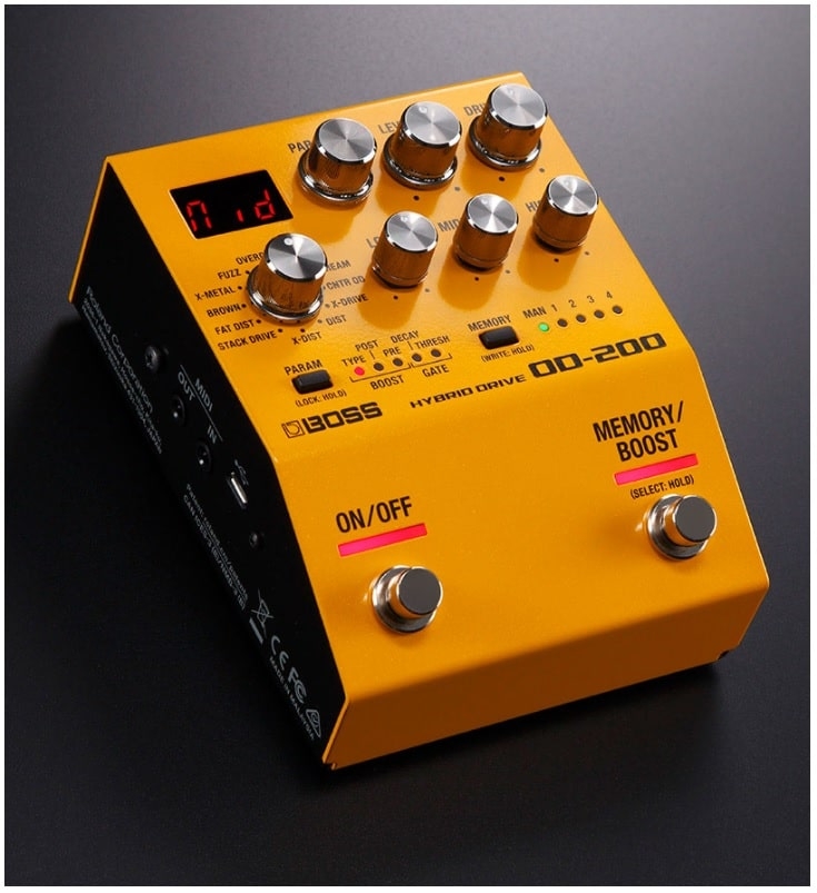 Overdrive Pedaal - od-200-min Overdrive Pedaal - od-200-min